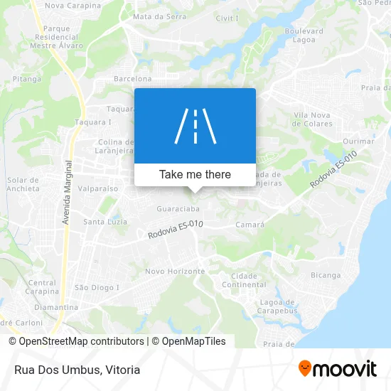 Rua Dos Umbus map