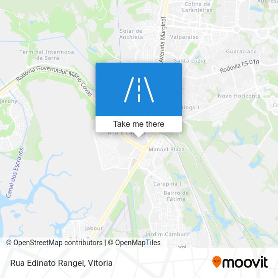 Rua Edinato Rangel map