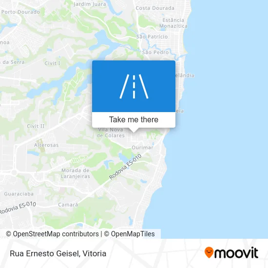 Rua Ernesto Geisel map