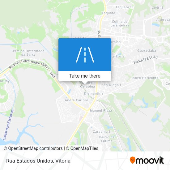 Rua Estados Unidos map