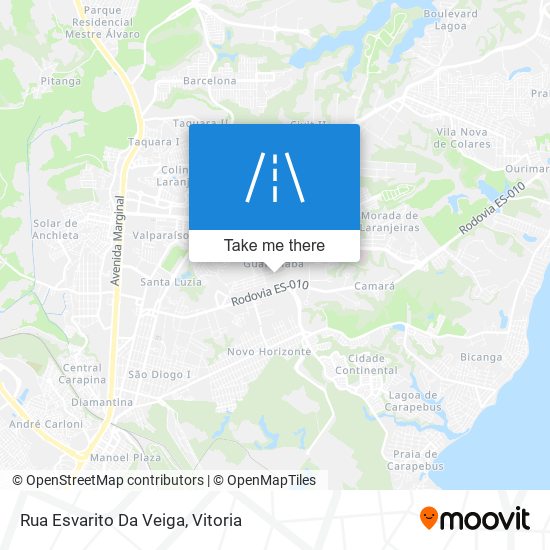 Rua Esvarito Da Veiga map