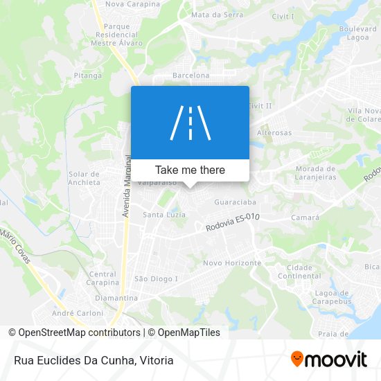 Rua Euclides Da Cunha map