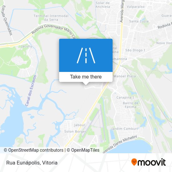Rua Eunápolis map