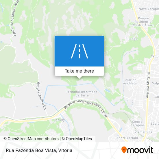 Rua Fazenda Boa Vista map