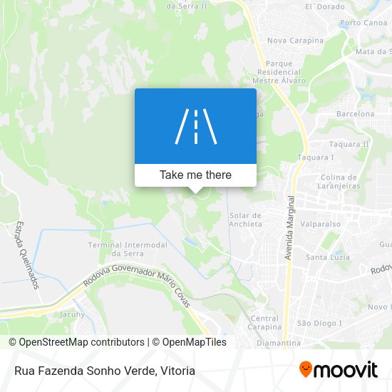 Rua Fazenda Sonho Verde map