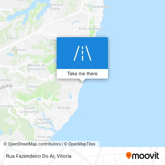 Rua Fazendeiro Do Ar map