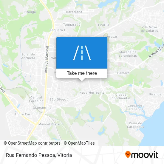 Rua Fernando Pessoa map