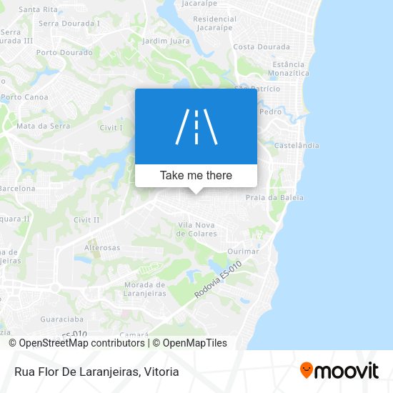 Rua Flor De Laranjeiras map
