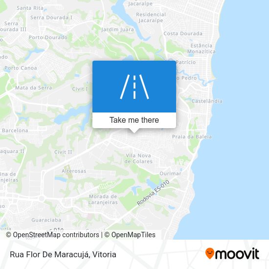 Rua Flor De Maracujá map