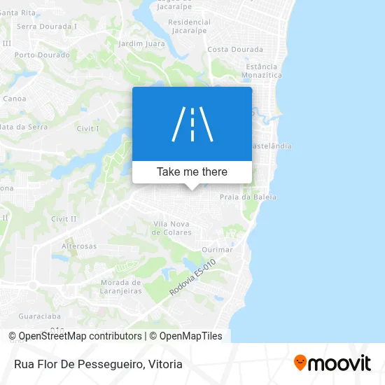 Rua Flor De Pessegueiro map