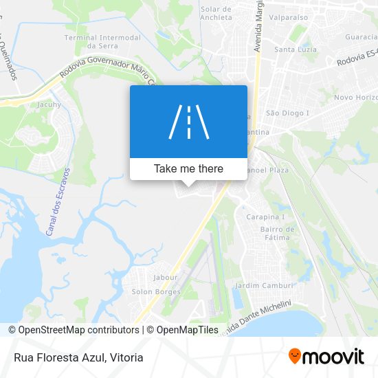 Rua Floresta Azul map