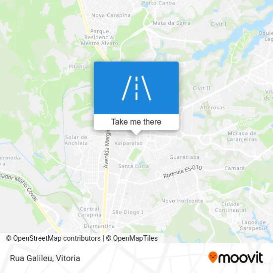 Rua Galileu map