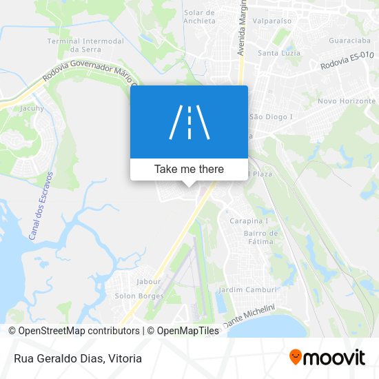 Rua Geraldo Dias map