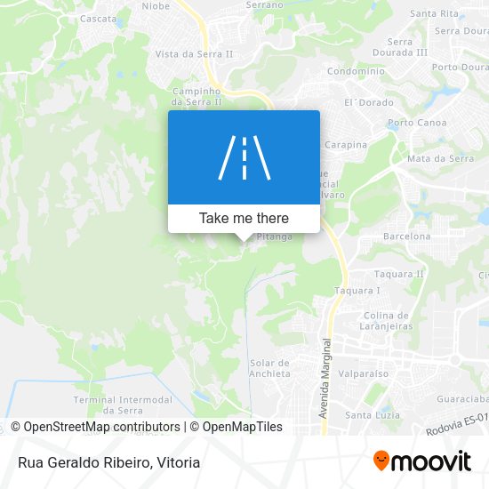 Rua Geraldo Ribeiro map