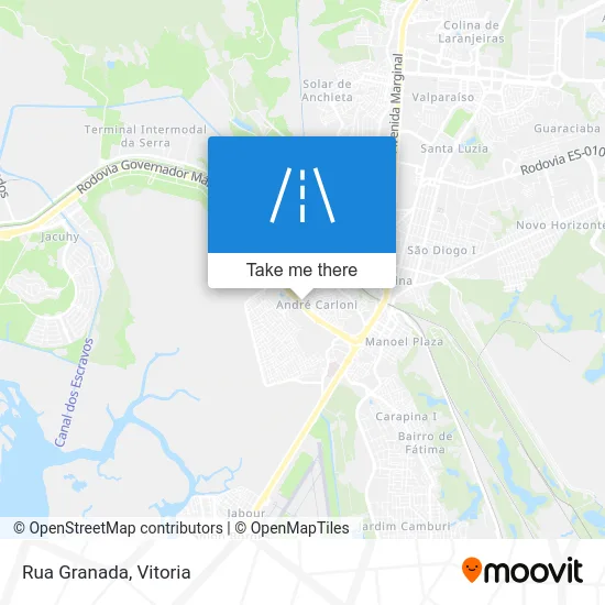 Rua Granada map