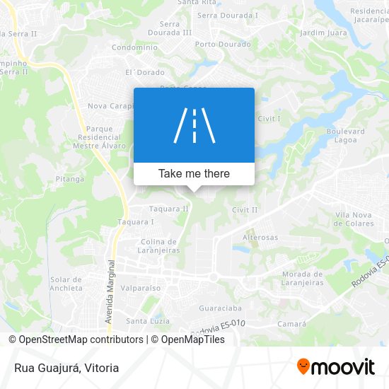 Rua Guajurá map