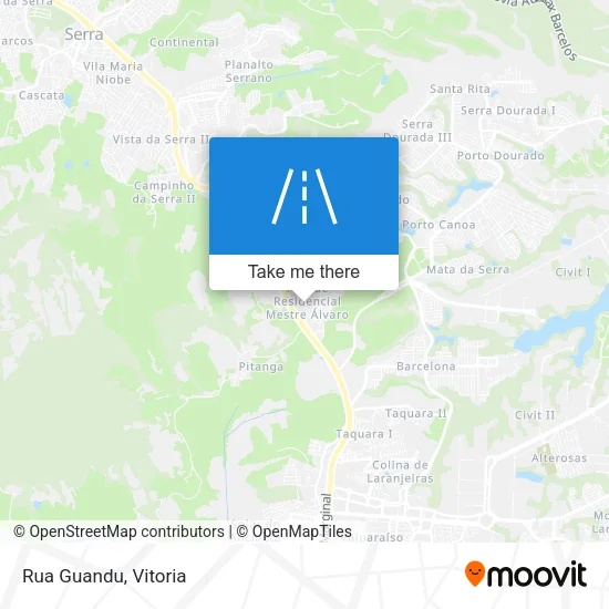 Rua Guandu map