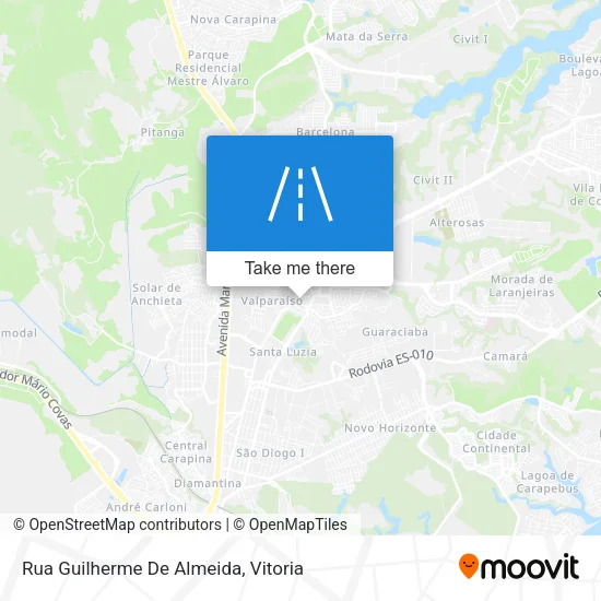 Rua Guilherme De Almeida map
