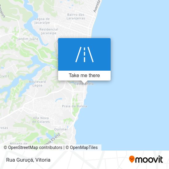 Rua Guruçá map