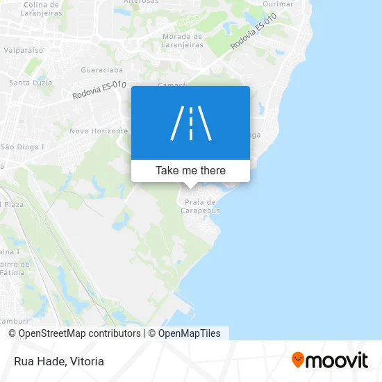 Rua Hade map