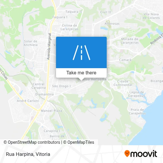 Rua Harpina map