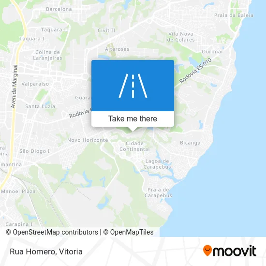 Rua Homero map