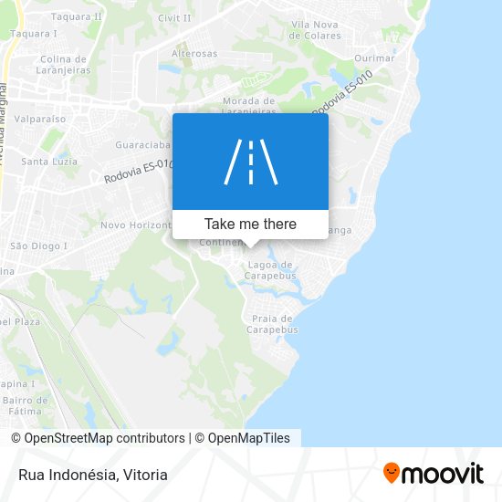 Rua Indonésia map