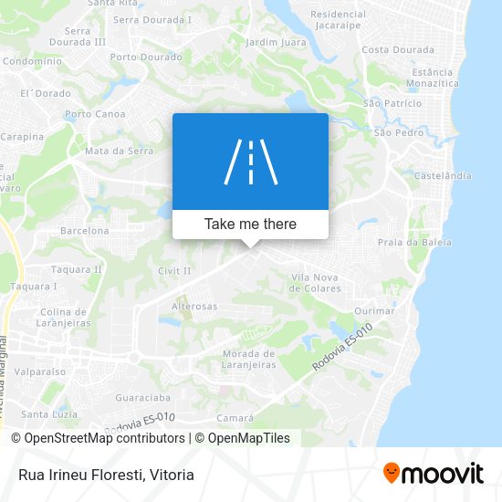 Rua Irineu Floresti map