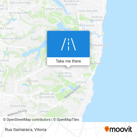 Rua Itamaraca map