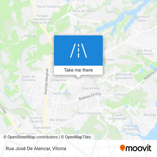 Rua José De Alencar map