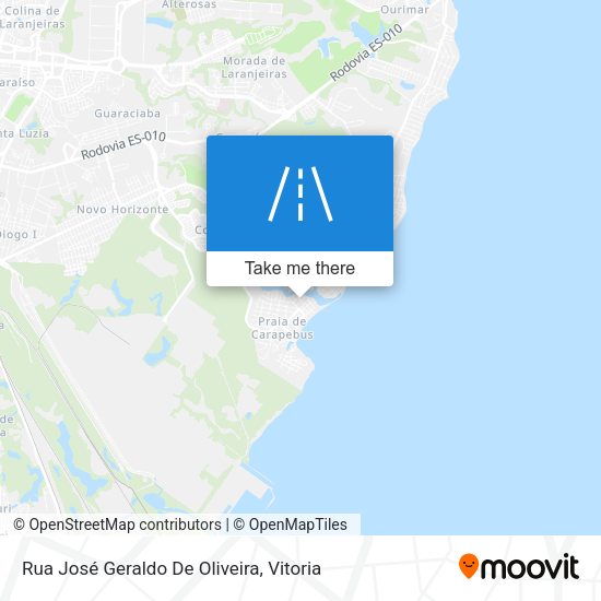 Rua José Geraldo De Oliveira map