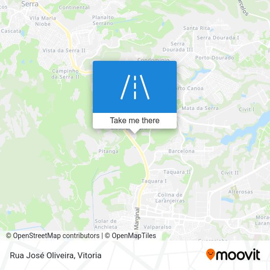 Rua José Oliveira map