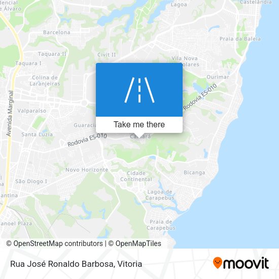 Rua José Ronaldo Barbosa map