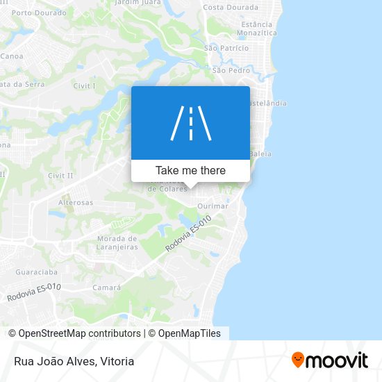 Rua João Alves map