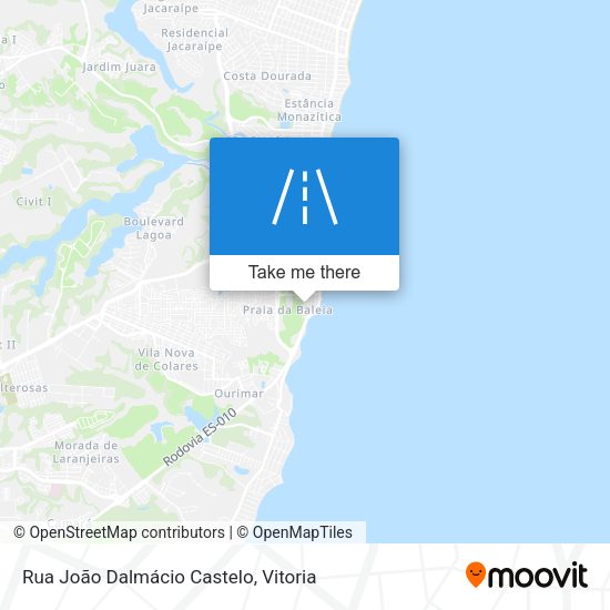 Rua João Dalmácio Castelo map