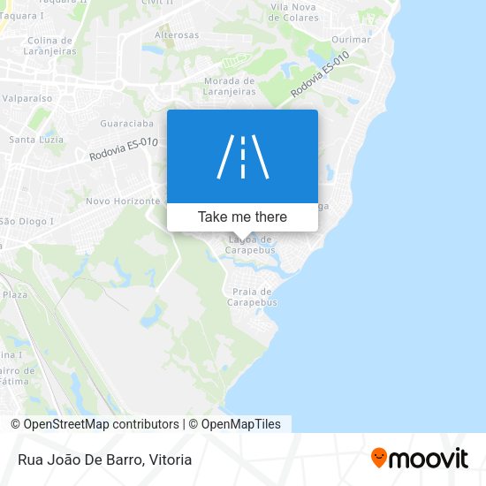 Rua João De Barro map