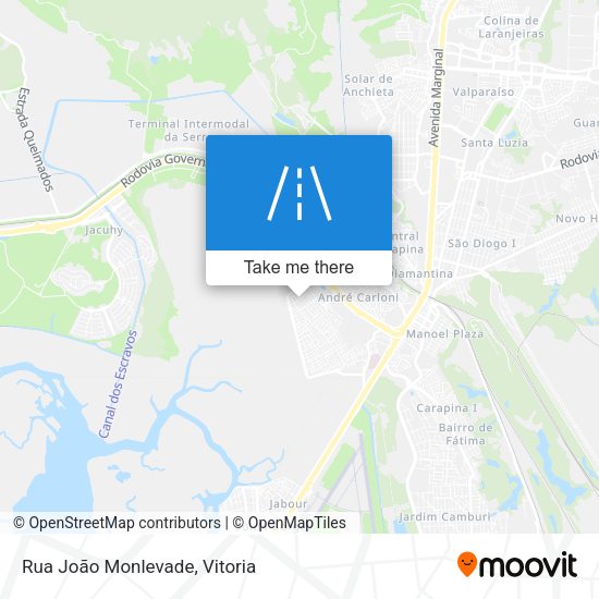 Rua João Monlevade map