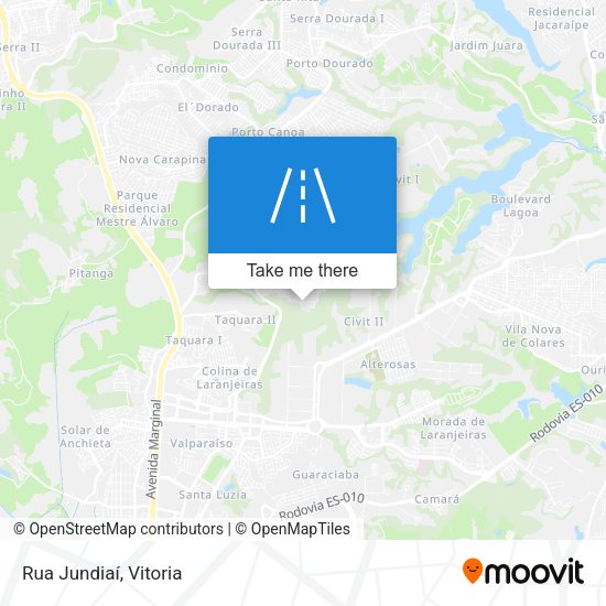 Rua Jundiaí map