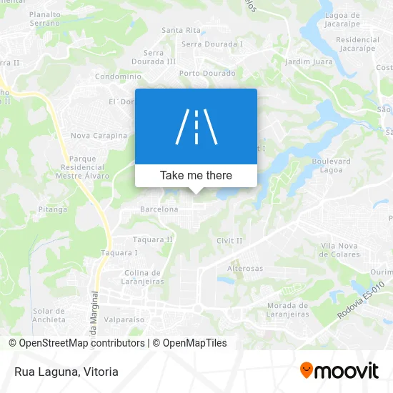 Rua Laguna map