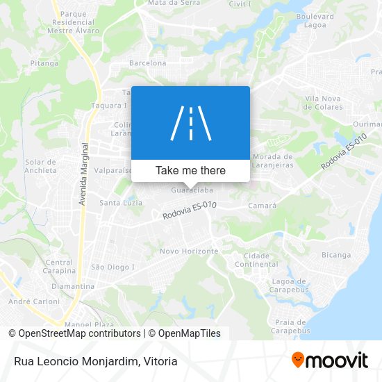 Rua Leoncio Monjardim map