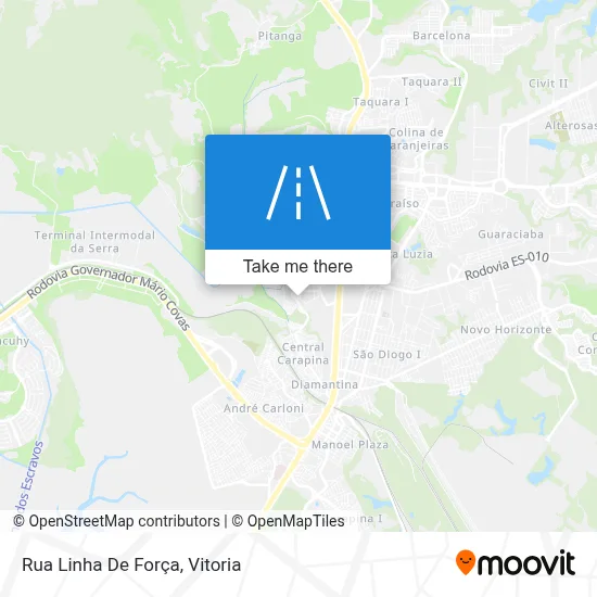 Rua Linha De Força map
