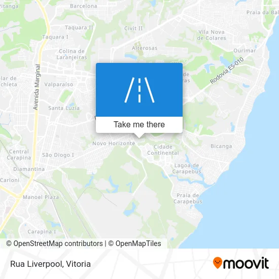 Rua Liverpool map