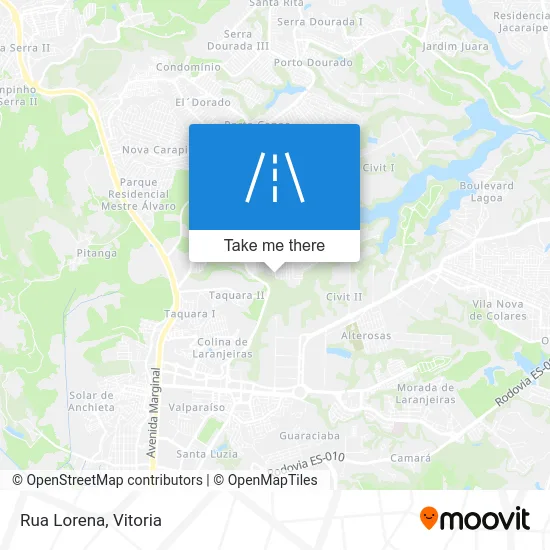 Rua Lorena map
