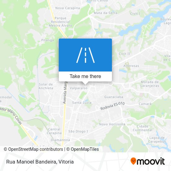 Rua Manoel Bandeira map