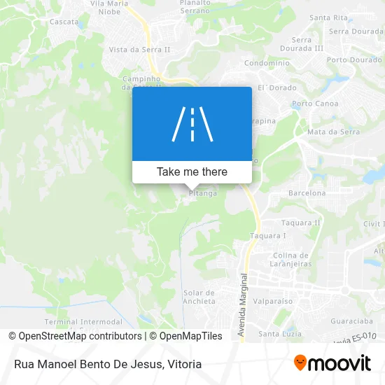 Rua Manoel Bento De Jesus map