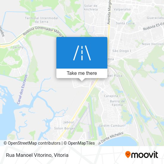 Rua Manoel Vitorino map