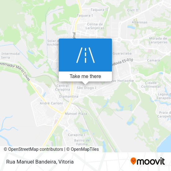 Rua Manuel Bandeira map