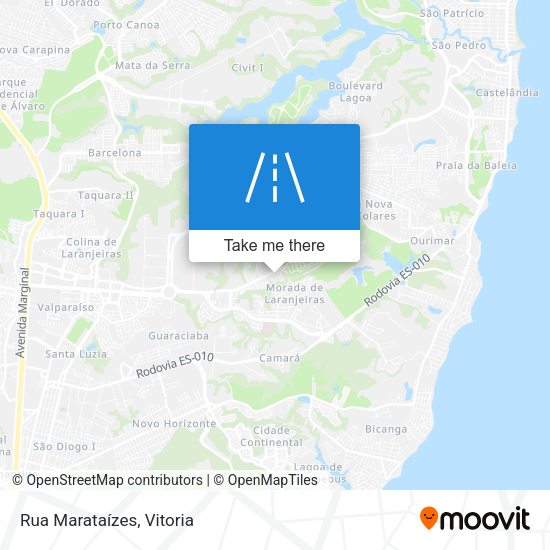 Rua Marataízes map