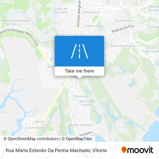 Rua Maria Estevão Da Penha Machado map