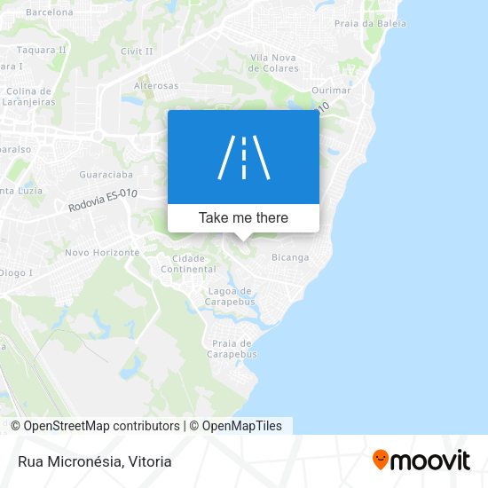 Rua Micronésia map